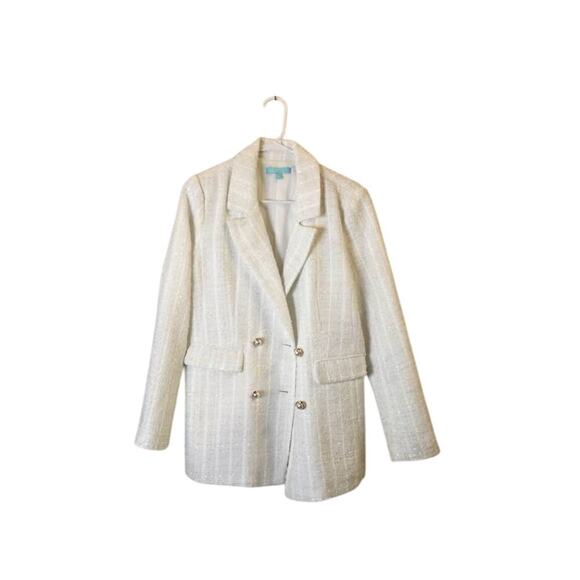 Winter White Blazer size Medium - Fits like Large - Picture 1 of 2
